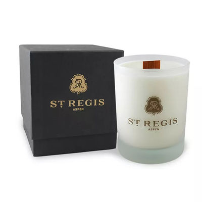 Customized Design Matt Black Wig Packaging Box Luxury Candle With Lid
