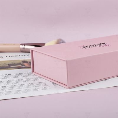 Biodegradable Cardboard Makeup Brush Set Box Custom Logo Magnetic