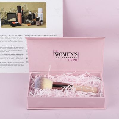Biodegradable Cardboard Makeup Brush Set Box Custom Logo Magnetic
