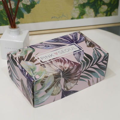 Embossing Printing Packaging Box Shipping Mailer For Cosmetic