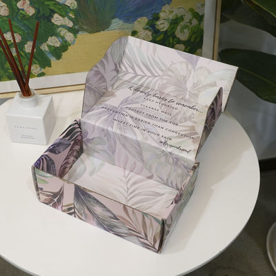 Embossing Printing Packaging Box Shipping Mailer For Cosmetic