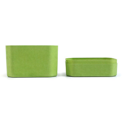 Paper Biodegradable Green Molded Pulp Box With Lid Custom Design For Cosmetics